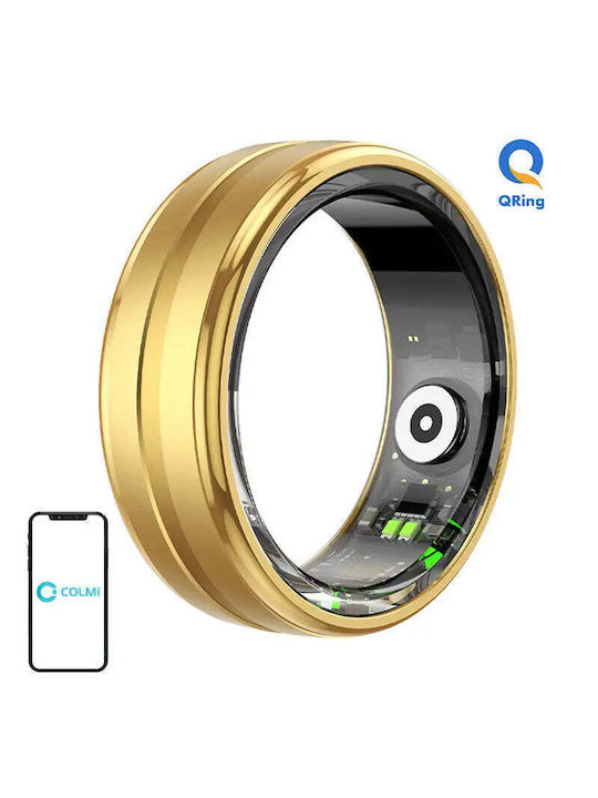 Colmi R06 Smart Ring 18.1mm με Παλμογράφο Χρυσό