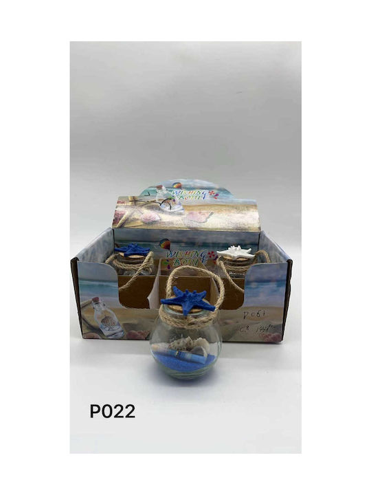 Διακοσμητικό Souvenir Μπουκαλάκι Κοχύλια 6pcs 251704