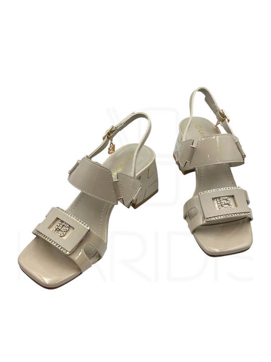 Sandalen Beige