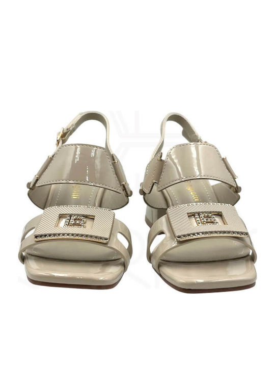 Sandalen Beige