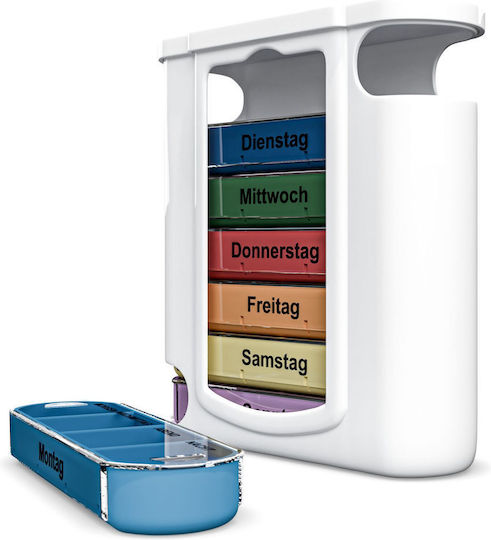 Weinberger Pillenbox Wochendose Farblich
