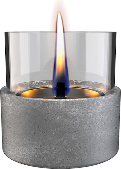 Tenderflame Επιτραπέζιο Τζάκι Βιοαιθανόλης Εσωτερικού Χώρου Γκρι 9.8x9.7cm