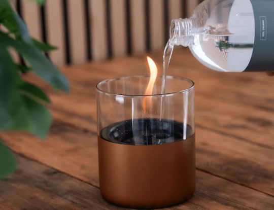 Tenderflame Indoor Desktop Bioethanol Fireplace Gray