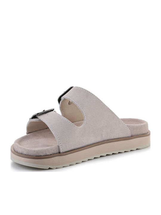 Flache Sandalen für Damen in Beige Farbe