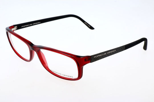 Porsche Design Weiblich Kunststoff Brillenrahmen Rot