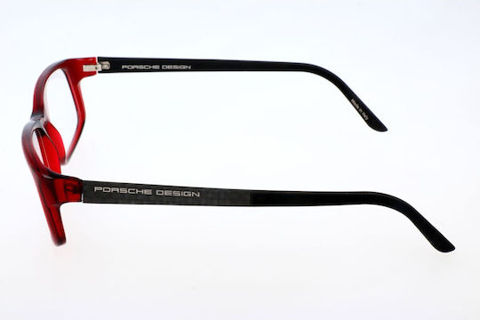 Porsche Design Weiblich Kunststoff Brillenrahmen Rot