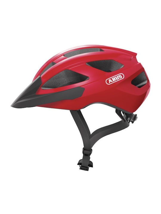 Abus Macator Bicycle Helmet Road / Mountain Blaze Red
