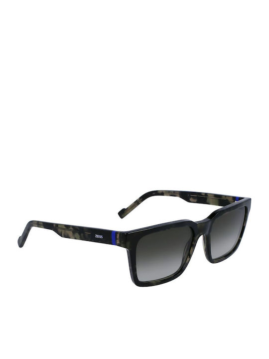 Zeiss Men's Sunglasses with Brown Tartaruga Plastic Frame and Gray Gradient Lens S0390357