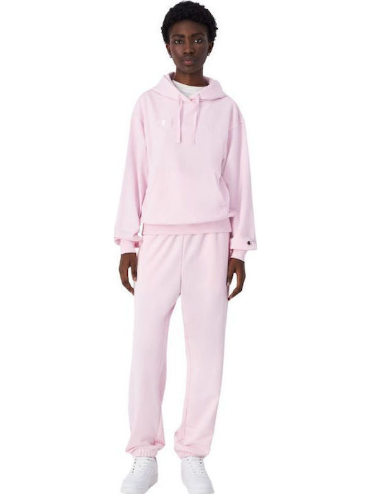 Damen Sweatshirt Kapuzen Rosa