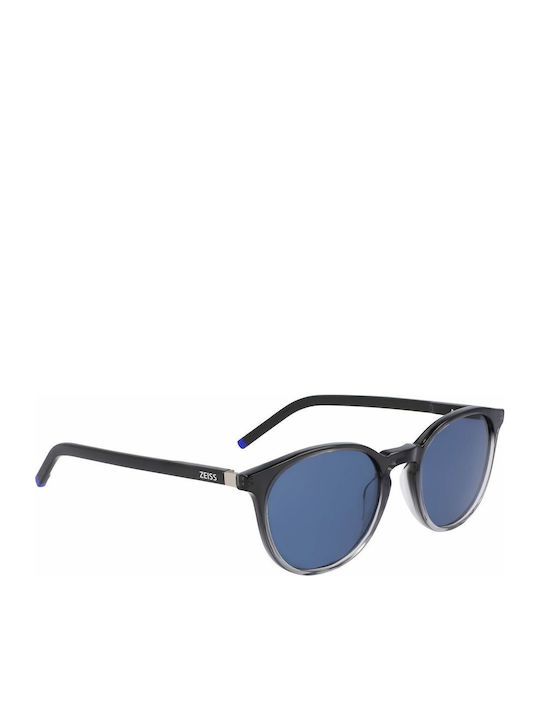 Zeiss Unisex Sunglasses with Gray Plastic Frame and Blue Lens S0390335