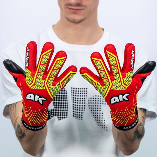 4Keepers Γάντια Τερματοφύλακα Παιδικά Κόκκινα