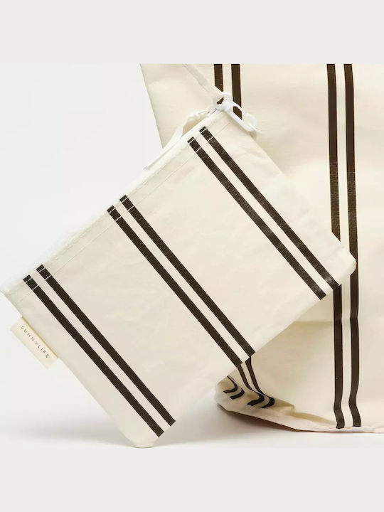 Sunnylife Fabric Beach Bag Beige