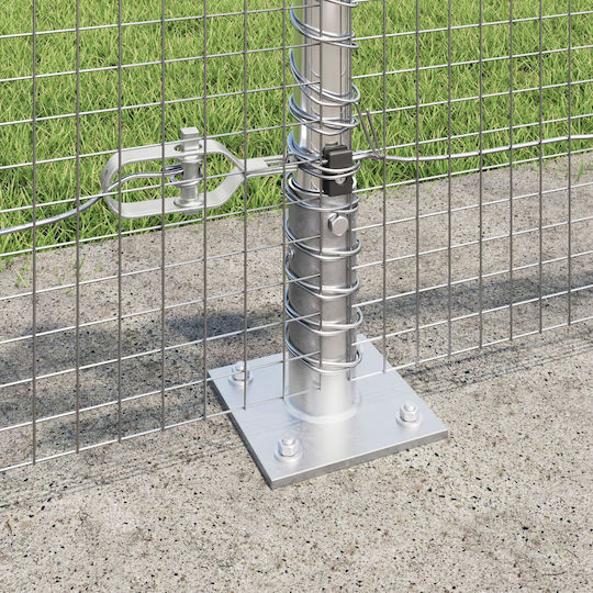 vidaXL Drahtgeflecht Verzinkt Gray 0.5x100m