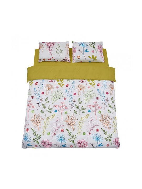 Vanora Duvet Cover Set 220x240cm Double With 2 Pillowcases Multicolour