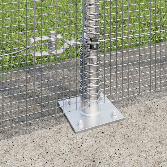 vidaXL Wire Fencing Galvanized Silver 1.5x25m