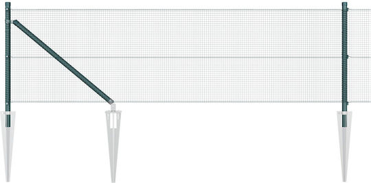 vidaXL Plasă De Sârmă Module Verde 100m