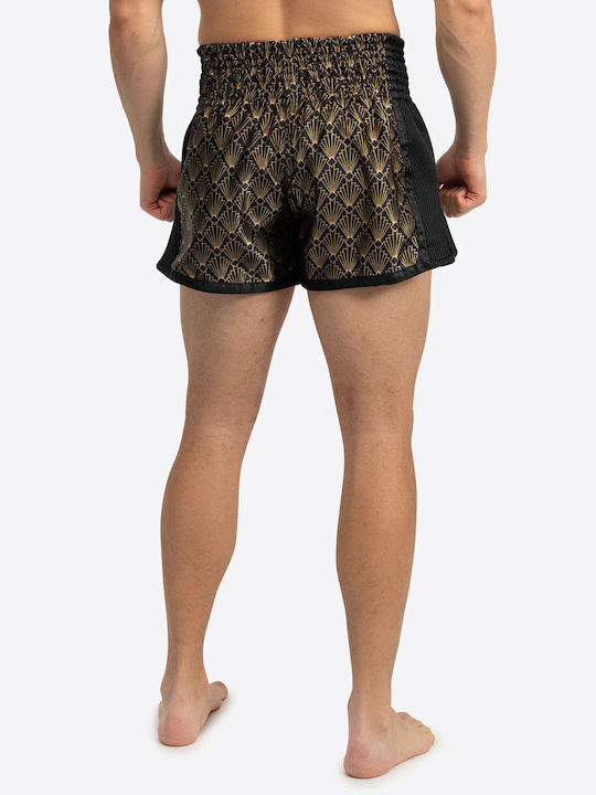 Σορτσάκι Muay Thai Benlee Goldstone Men's Thaibox Trunks Black Gold