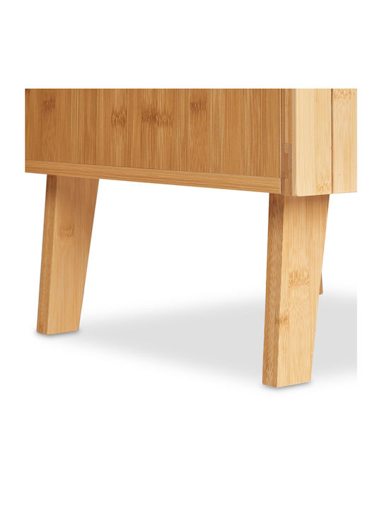 Nachttisch aus Bambus Braun 40x37x70cm