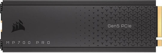 Corsair MP700 PRO SSD 2TB M.2 Type with PCI Express 5.0 Connection and Heatsink CSSD-F2000GBMP700PRO
