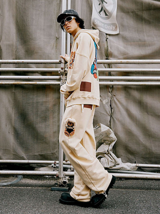 Mod Wave Movement Sweatpants Beige