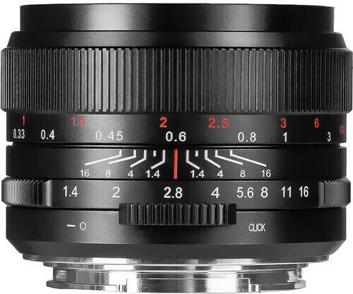 7artisans Full Frame Camera Lens 35mm f/1.4 Mark II for Canon RF Mount Black