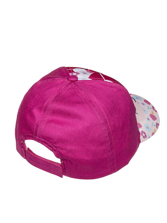 Disney Palarie Copii Jockey Minnie Mouse Fuchsia Cu Protecție Solară