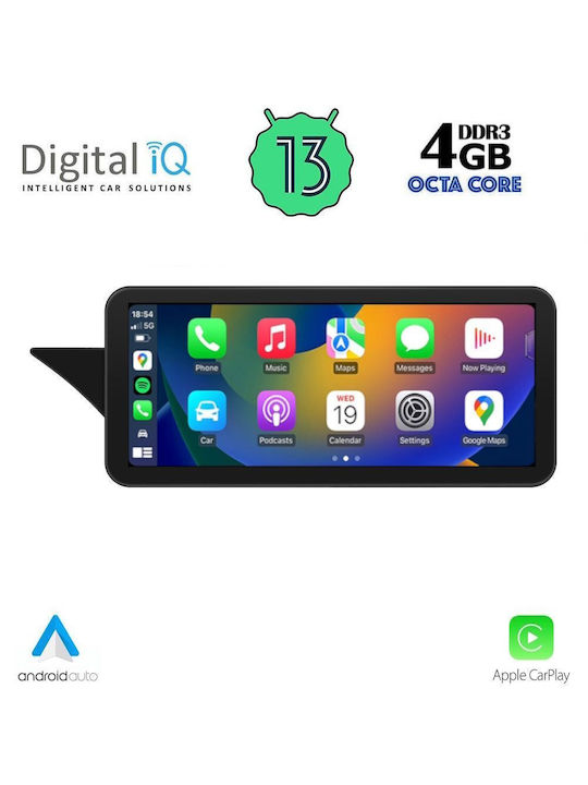 Digital IQ Car Audio System for Mercedes-Benz GLK 2009-2012 (Bluetooth/USB/WiFi/GPS/Apple-Carplay/Android-Auto) with Touch Screen 10.25"