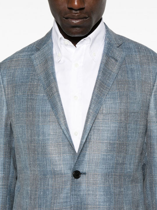 Men's Winter Suit Jacket Blue
