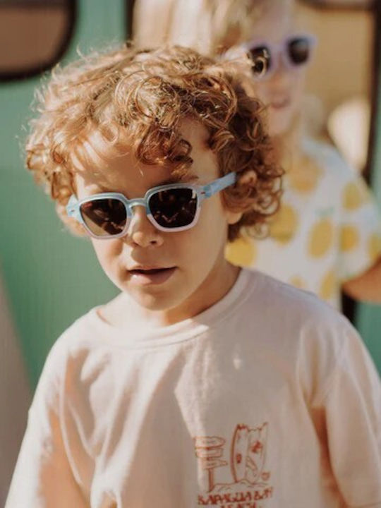 Hello Hossy Kids Sunglasses with Polarized Blue Lenses for 5-8 Years