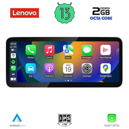 Lenovo Ηχοσύστημα Αυτοκινήτου για Mercedes-Benz CLA Class / GLA 2015-2019 (Bluetooth/USB/WiFi/GPS/Apple-Carplay/Android-Auto) με Οθόνη Αφής 10.33"