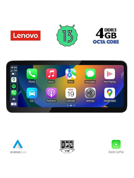 Lenovo Sistem Audio Auto pentru Mercedes-Benz Clasa B 2015-2019 (Bluetooth/USB/WiFi/GPS/Apple-Carplay/Android-Auto) cu Ecran Tactil 10.33"