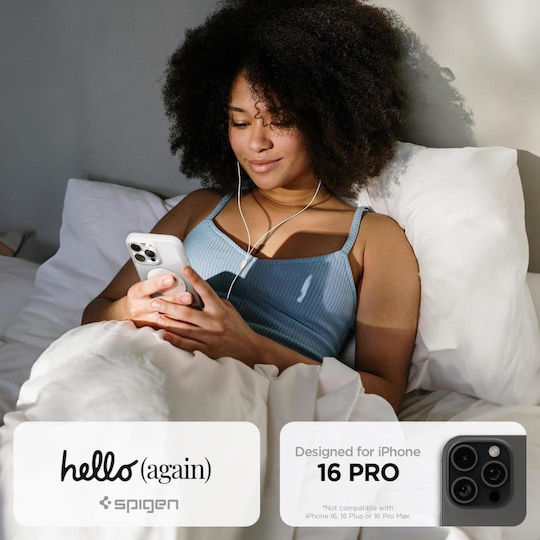 Spigen Ultra Hybrid Back Cover Σιλικόνης / Πλαστικό 2mm Ασημί (iPhone 16 Pro)