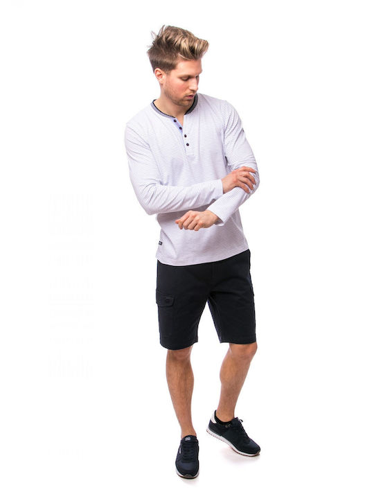 Herrenblusen T-Shirt Weiß