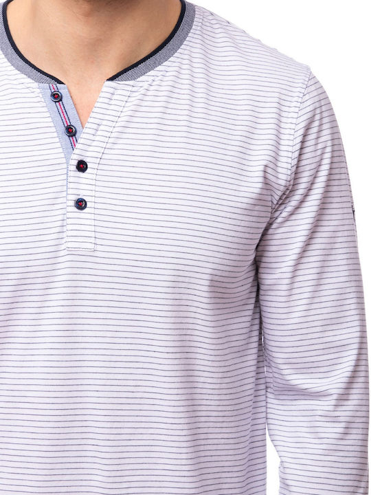 Herrenblusen T-Shirt Weiß