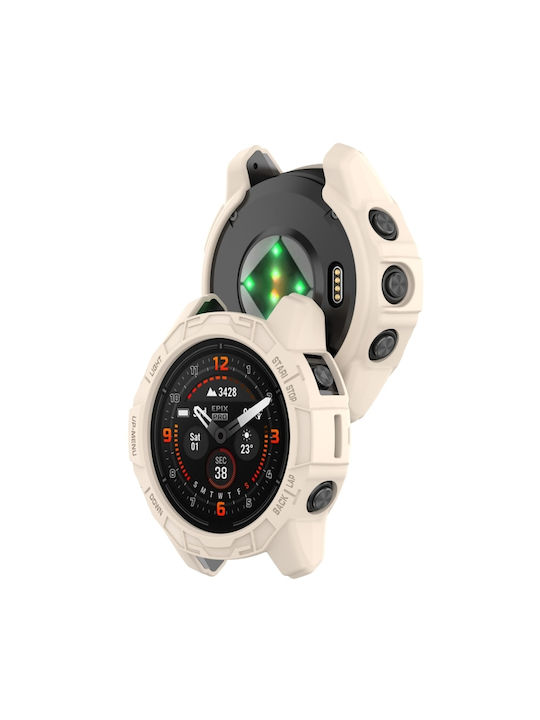 Θήκη Σιλικόνης σε Μπεζ χρώμα για Garmin Epix Pro, Epix Pro Gen 2 42mm, Fenix 7S, 7S Pro Θήκη Σιλικόνης σε Μπεζ χρώμα για Garmin Epix Pro, Epix Pro Gen 2 42mm, Fenix 7S, 7S Pro