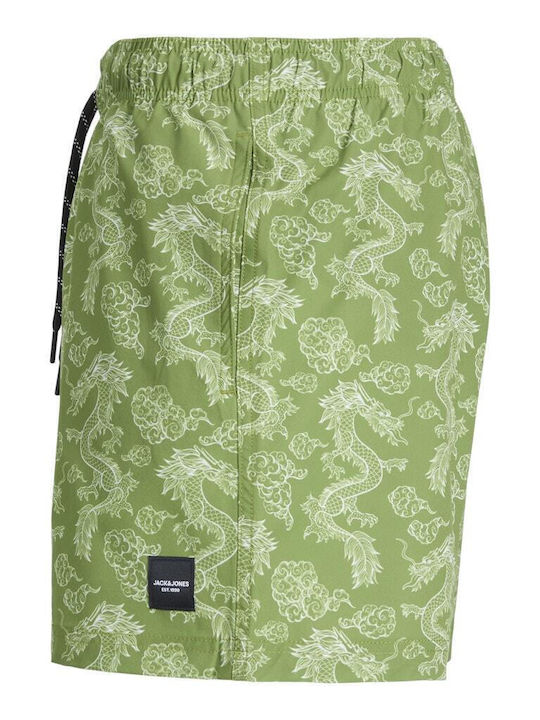 Men's Swimwear Shorts Green Floral