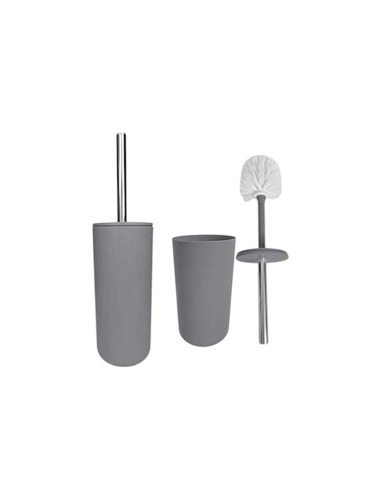 Plastic Toilet Brush Gray