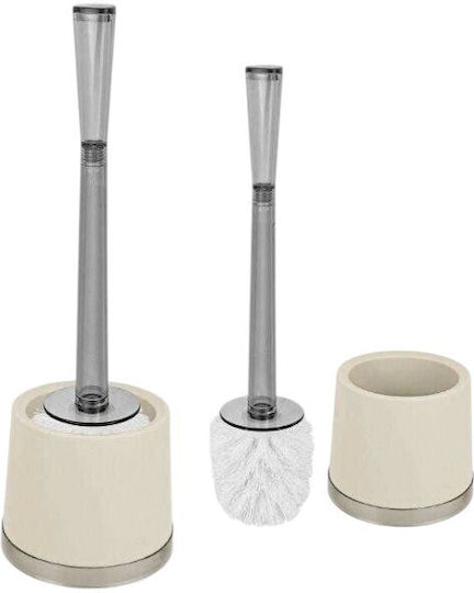 21582 Plastic Coș de gunoi pentru baie Bej