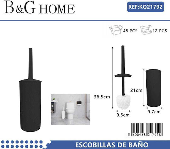 Plastic Coș de gunoi pentru baie Negru