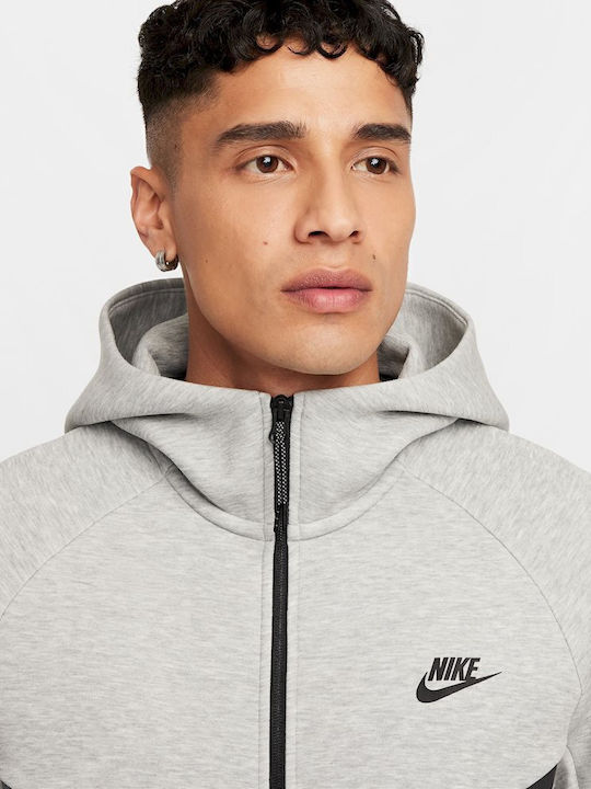 Tech Fleece Windrunner Sweatshirt with Hood Gray