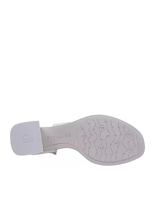Peep Toe Pantofi cu toc Crema