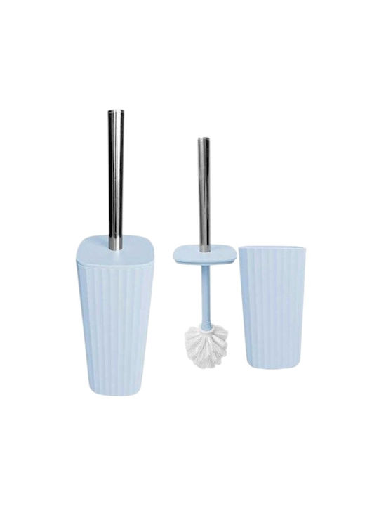 Plastic Toilet Brush Light Blue