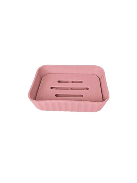 Tavă de săpun Plastic Roz