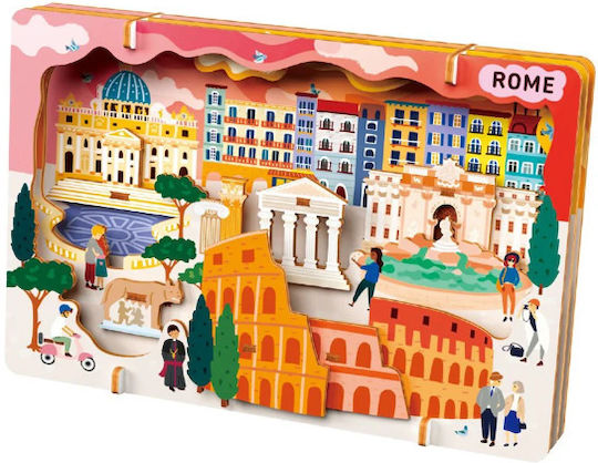 Diy Kit Create 3d Wooden Urban Landscape Rome