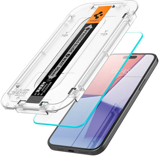 Spigen Glass Tr Ez Fit 2 Pack Transparency Iphone 15 Plus Agl06883