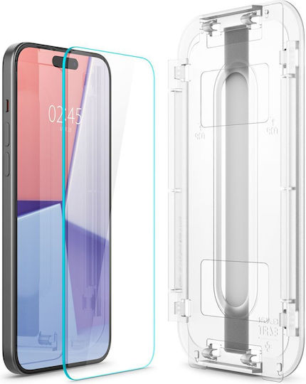 Spigen Glass Tr Ez Fit 2 Pack Transparency Iphone 15 Plus Agl06883