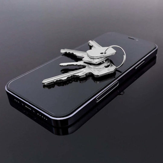 Wozinsky Vollkleber Vollflächig gehärtetes Glas 2Stück Schwarz (iPhone 15 Pro Max)