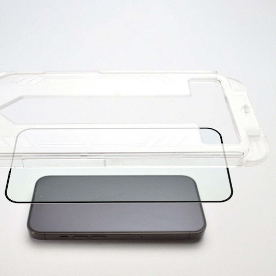 Wozinsky 0.62mm Full Face Tempered Glass Μαύρο (iPhone 15)