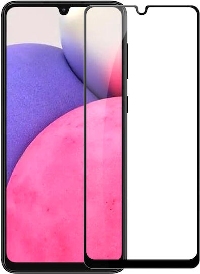 5D 0.3mm Ceramic Full Glue Full Face Tempered Glass Μαύρο (Galaxy A33)