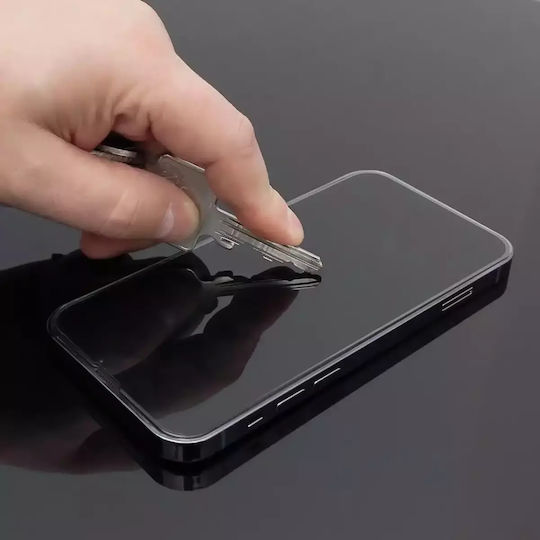 Wozinsky Privatsphäre Vollflächig gehärtetes Glas Schwarz (iPhone 15)